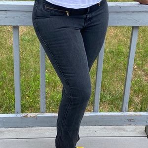 🌑 Gold Detail Black Jeans 🌑